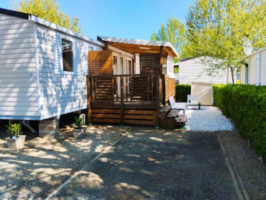 Mobil-Home VI 58 A Vias - La Carabasse - Camping Siblu Avec Piscine Exterior foto